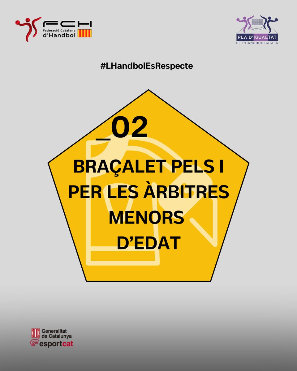 FedCatHandbol's tweet image. 🤾🏼🤾🏻‍ Els col·lectius arbitrals són essencials pel desenvolupament dels partits!

🤝🏻Cal repectar-los!

Uniu-vos a la campanya  #LHandbolEsRespecte  i fem que l'handbol sigui un espai respectuós i amic! 🔝