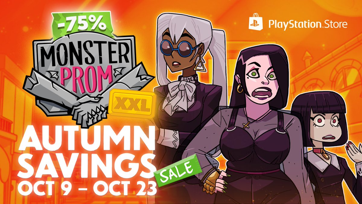 It's not too late to find a date for prom - and on a sweet discount! Get it while the gettins good!

#playstation #monsterprom <a href="/monsterprom/">Monster Con is OUT NOW!</a>