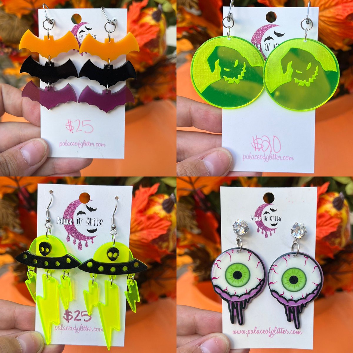 meownikaa's tweet photo. please help me clear out these spooky earrings!!!! they are ready to be shipped!🧡 https://t.co/YPzR1M807A