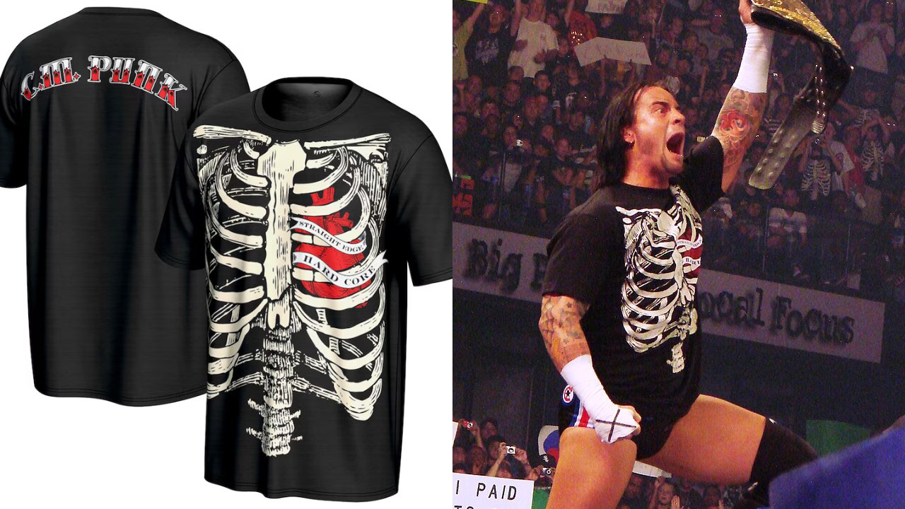 WWE Tシャツ WWE Bray Wyatt Moth T-Shirt - Big & Tall - Mens