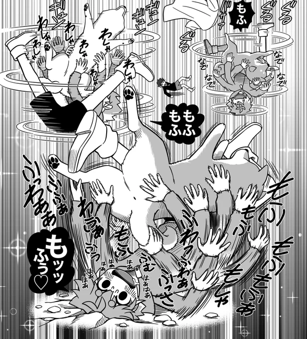 柴犬全力モフり 