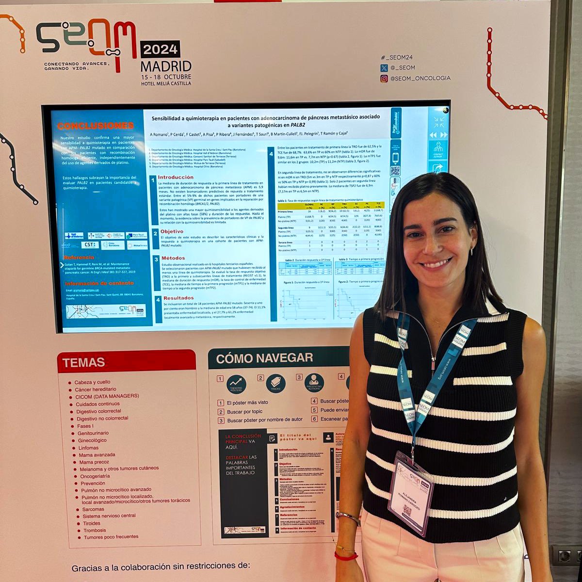 OncoSantPau (@oncosantpau) on Twitter photo #SEOM24 La Dra.Romano presenta un poster de sensibilitat del tractament quimioteràpic en pacients amb càncer de pàncrees amb mutació a PALB2.
#orgullsantpau <a href="/HospitalSantPau/">Sant Pau - Campus Salut Barcelona</a> #SEOM24 La Dra.Romano presenta un poster de sensibilitat del tractament quimioteràpic en pacients amb càncer de pàncrees amb mutació a PALB2.
#orgullsantpau <a href="/HospitalSantPau/">Sant Pau - Campus Salut Barcelona</a>