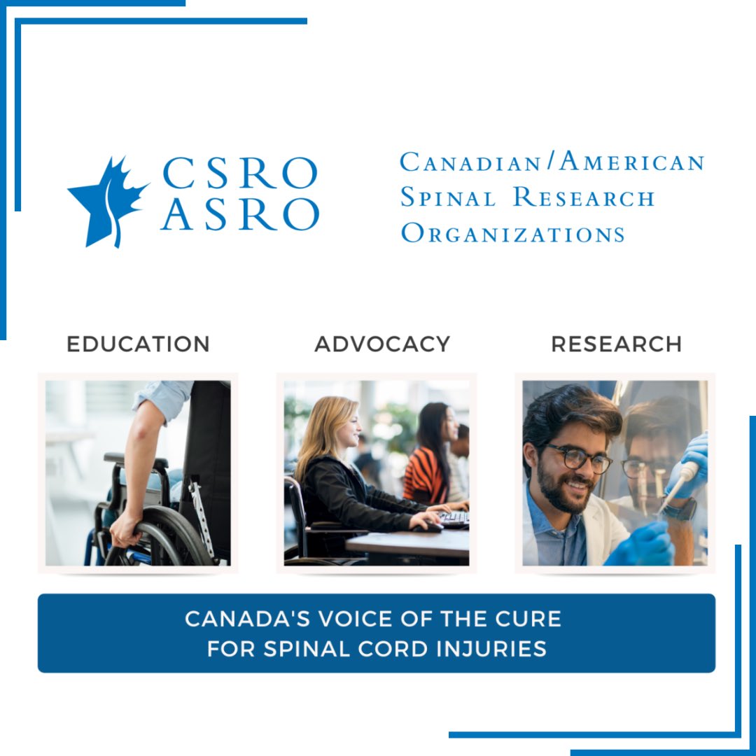 I’m honored to step into the role of Interim CEO at the <a href="/canadian_spinal/">The Canadian Spinal Research Organization</a> Research Organization (#CSRO). It’s a privilege to lead an organization dedicated to advancing research, advocacy, and support for spinal cord injury (SCI) communities across Canada.