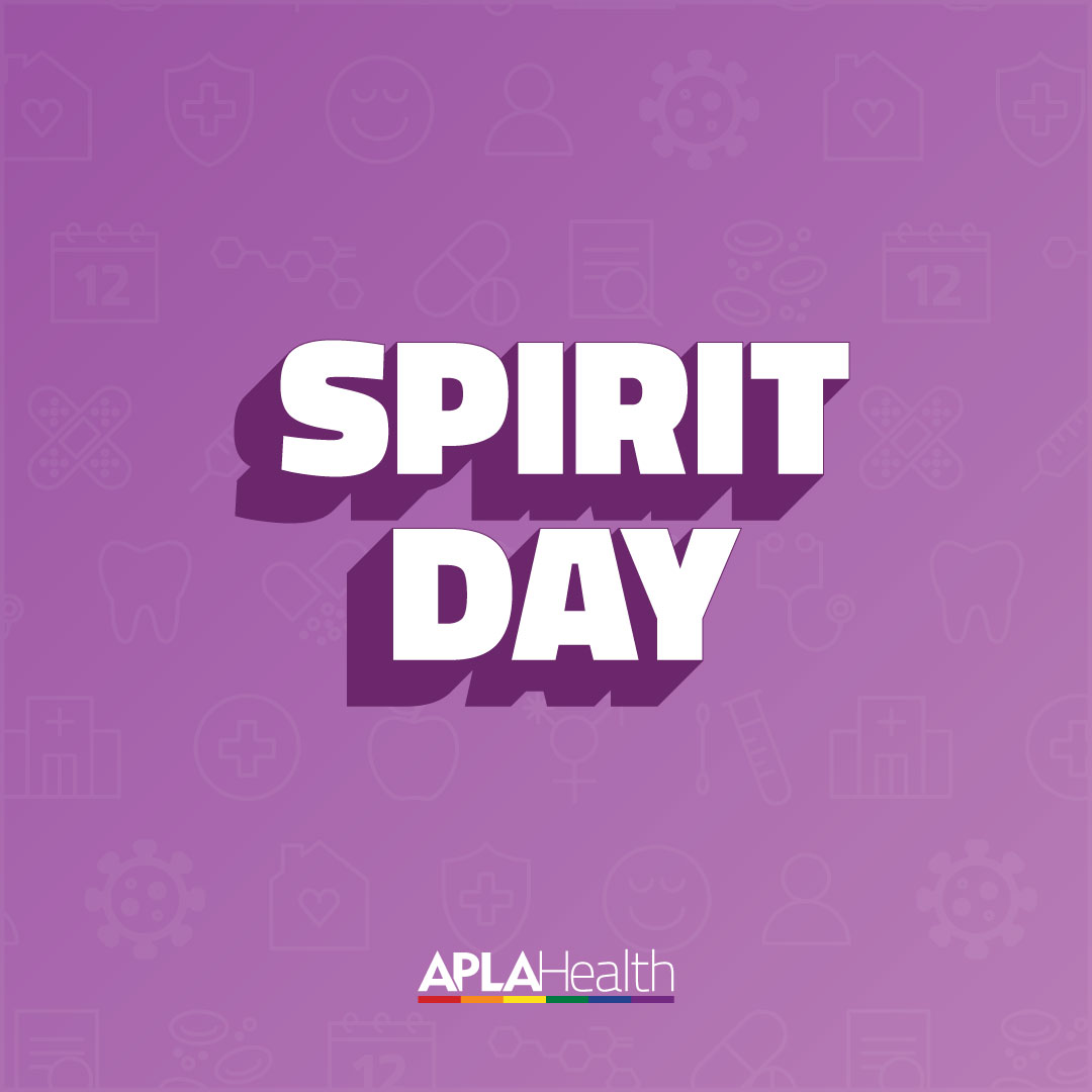 🌈 Happy Spirit Day! 🌈 Join <a href="/APLAHealth/">APLA Health</a> in standing against bullying and supporting LGBTQ+ youth. Let’s create a world where everyone feels safe, loved, and accepted. Wear purple today to show your support! 💜 #SpiritDay #GoPurple #LGBTQYouth #EndBullying
