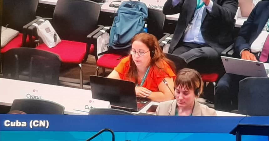 Cuba entre primeros países con su Programa Nacional de Biodiversidad hasta 2030 y Metas Nacionales, remitidos a Secretaría Convenio de Diversidad Biológica. Lourdes Coya <a href="/citmacuba/">Ministerio de Ciencia, Tecnología y Medio Ambiente</a> expone particularidades del país e insiste en atención global en implementación de esas estrategias