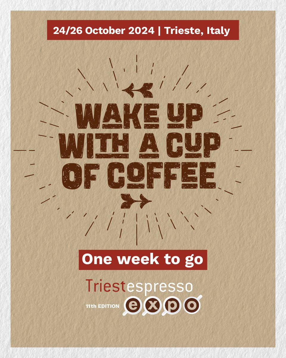 TriestEspresso Expo tweet media