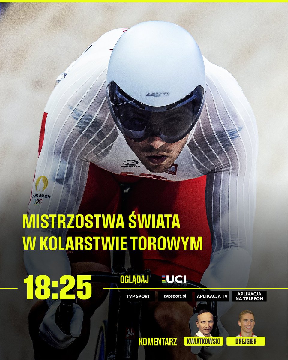 Drugi dzień mistrzostw świata w kolarstwie torowym! 🚲

🔴📲 OGLĄDAJ ▶️ sport.tvp.pl/82592447/