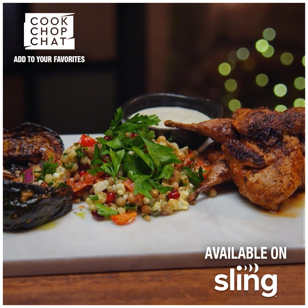 CookChopChat's tweet photo. Dinner dilemmas? 🍽️ Head over to the #CookChopChat channel on @Sling for delicious inspiration! 🌟 Don’t forget to add #CookChopChat to your favorites so you never miss a tasty recipe! Check it out: https://t.co/4ht8kwuqgR. https://t.co/NqTRZVrZtm