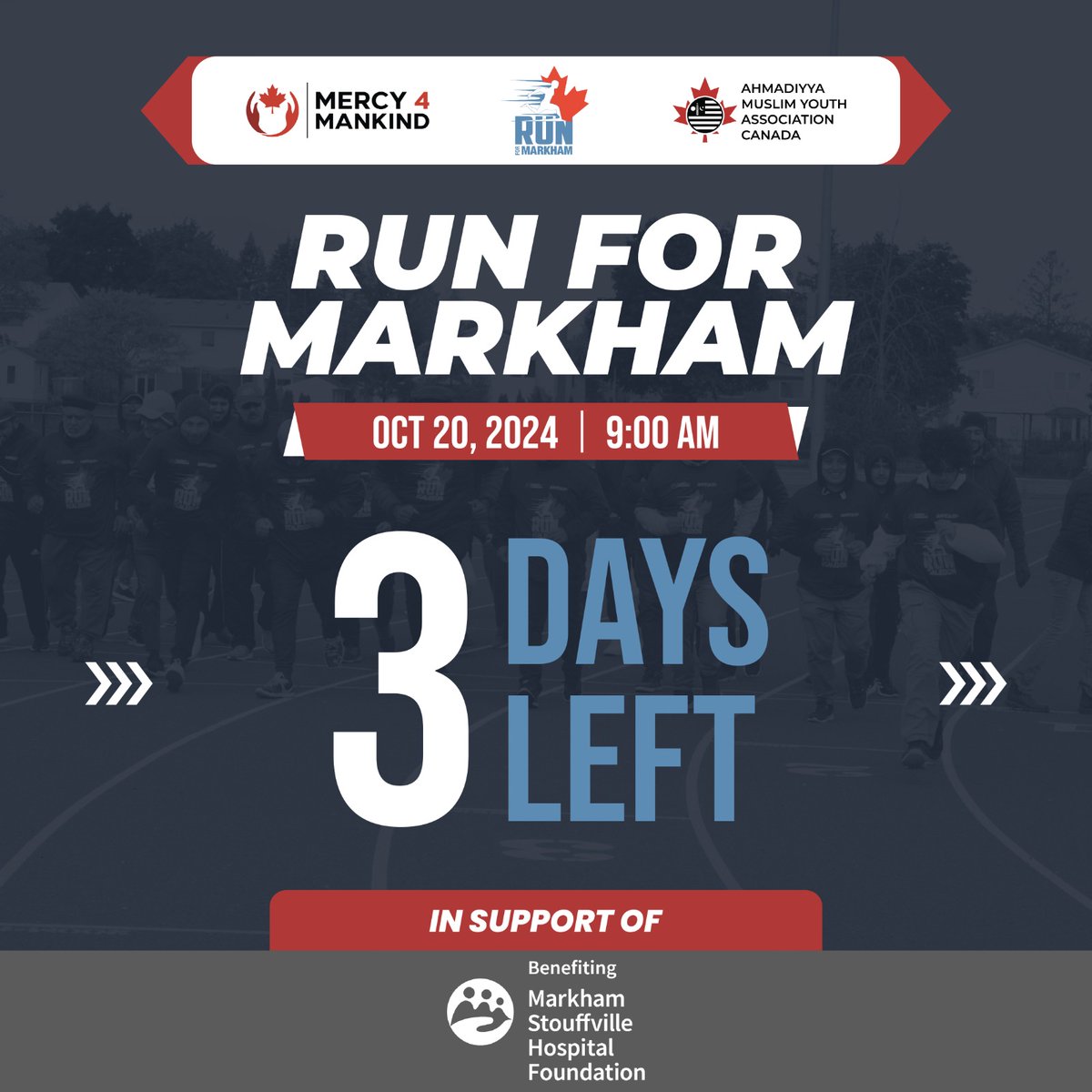 RunForMarkham's tweet photo. ๐ฏ ๐๐๐๐ ๐๐๐
๐
2nd Annual ๐ฅ๐จ๐ก ๐๐ข๐ฅ ๐ ๐๐ฅ๐๐๐๐
In support of Markham Stouffville Hospital Foundation @OakValleyHealth
๐๏ธ October 20th, 2024
๐ Milne Dam Conservation Park, Markham, ON
Register Now: https://t.co/31S2IsZWnf
#RunForMarkham #Mercy4Mankind #Markham https://t.co/N2ivFecYSd