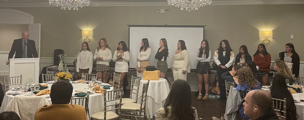 Celebrating Girls Tennis end of season banquet. ⁦<a href="/MorrisKnollsHS/">Morris Knolls High School</a>⁩ ⁦<a href="/mhrdschools/">MHRD</a>⁩