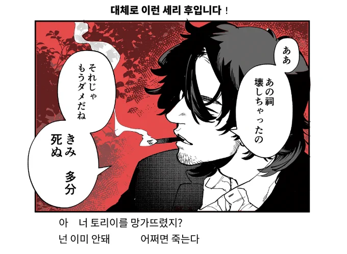많은❤️🔃감사합니다💕
대체로 이런 세리 후입니다. 