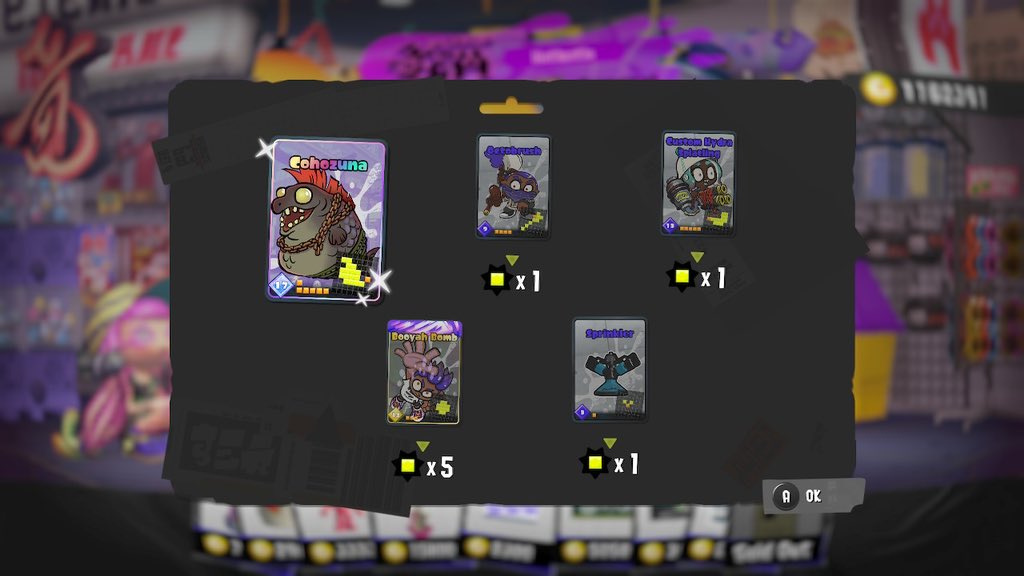 Craftyman6's tweet photo. Just got my last tableturf card, didn’t even has to buy it https://t.co/sECUi9Te5I