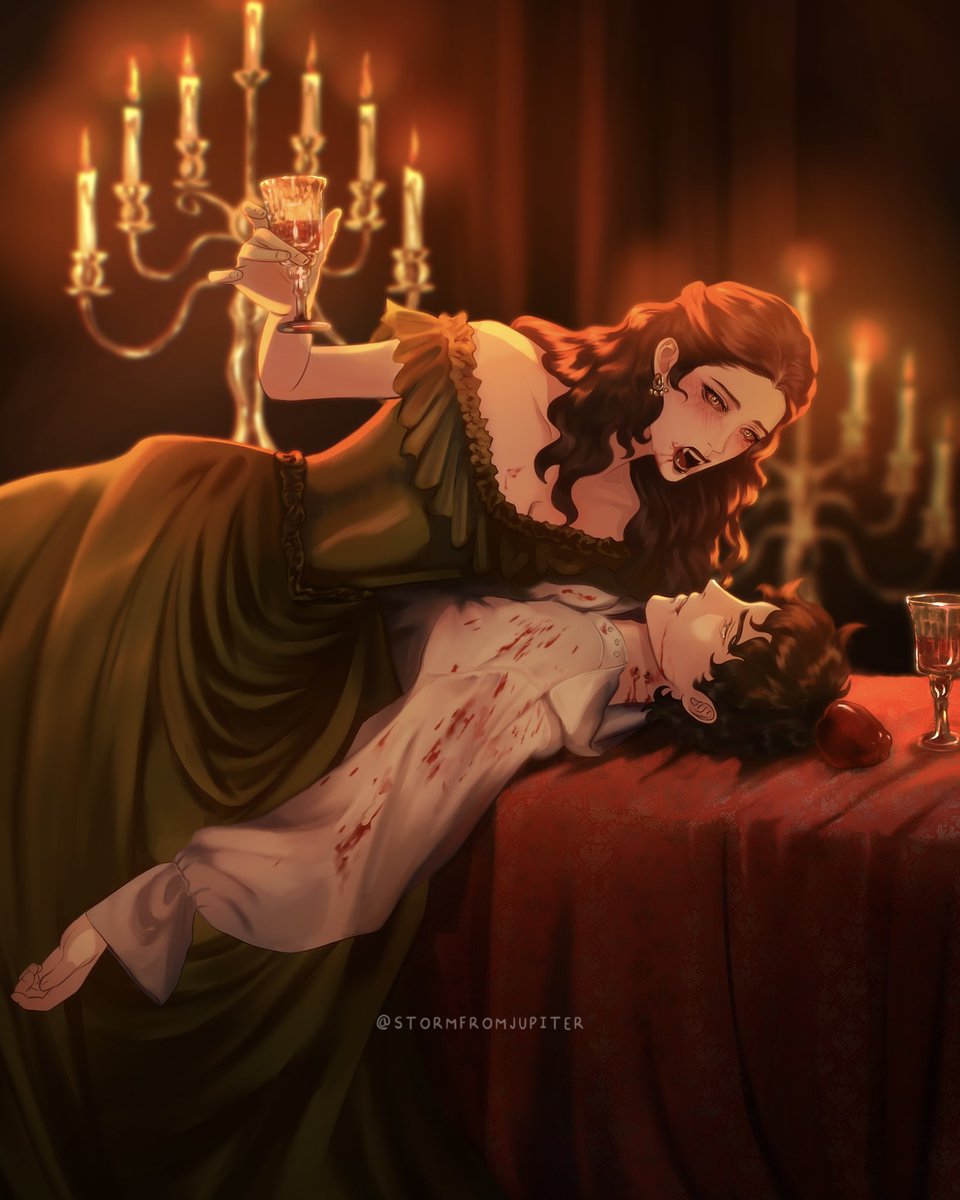 stormfromjupit1's tweet photo. Vampire bite #digitalart #Procreate #vampire https://t.co/1Sakh3TMJi