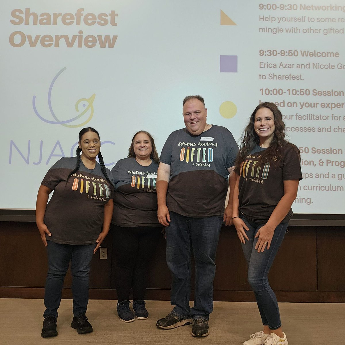 ops_district's tweet photo. The Gifted/Talented Team from Scholars Academy attended the @NJAGC's Sharefest in which other educators in gifted education shared best practices &amp; strategies in various workshops.  Meaningful and intentional professional development! #movingintogreatness #goodtogreat https://t.co/qsJlT7CWcl
