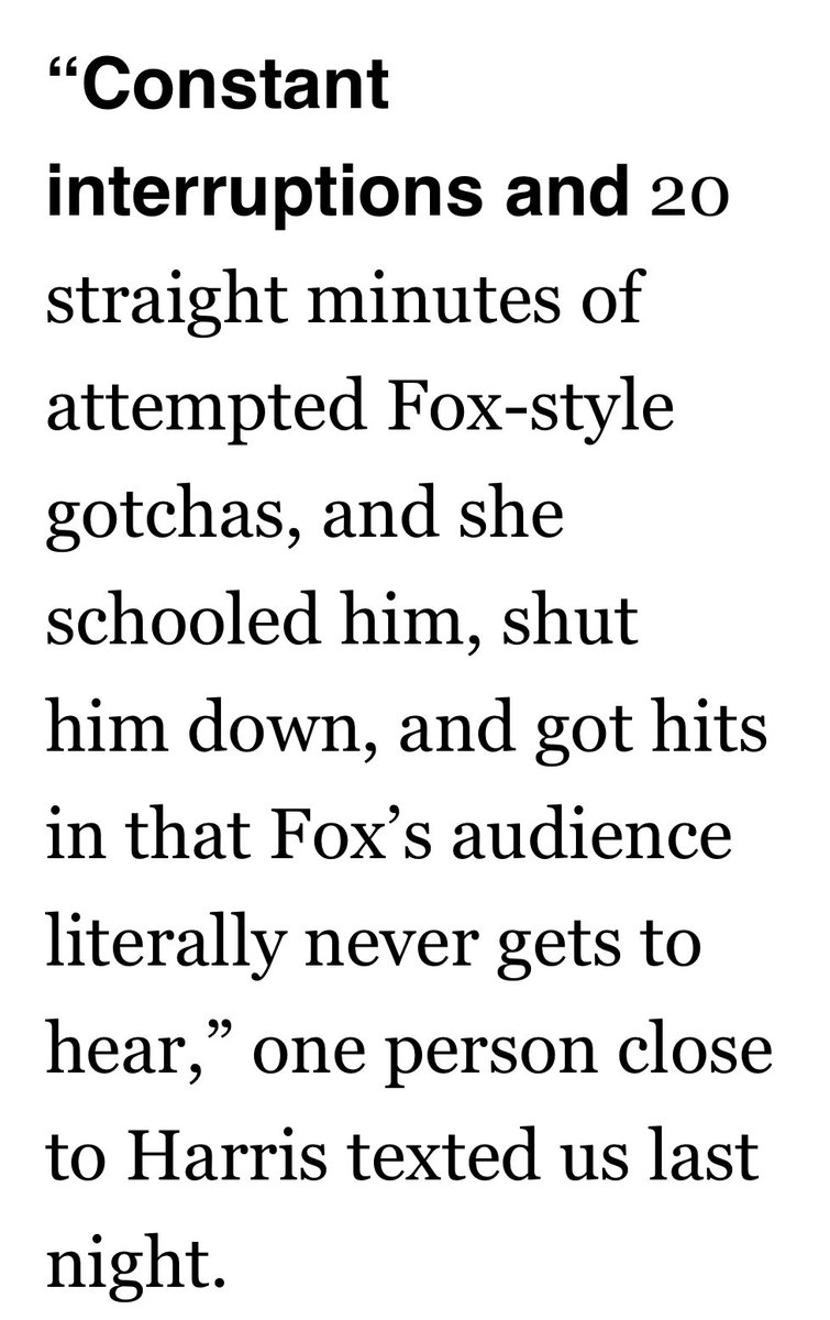 LauraTripp57's tweet image. She didn’t come to play but she played ⁦@BretBaier⁩ Despite his best, albeit rude efforts to repeatedly interrupt her as she went after trump, ⁦@VP⁩ rarely let Bret get his way. She talked over his antics. She got the last word. SHE SHOWED LEADERSHIP. #NoBackingDown