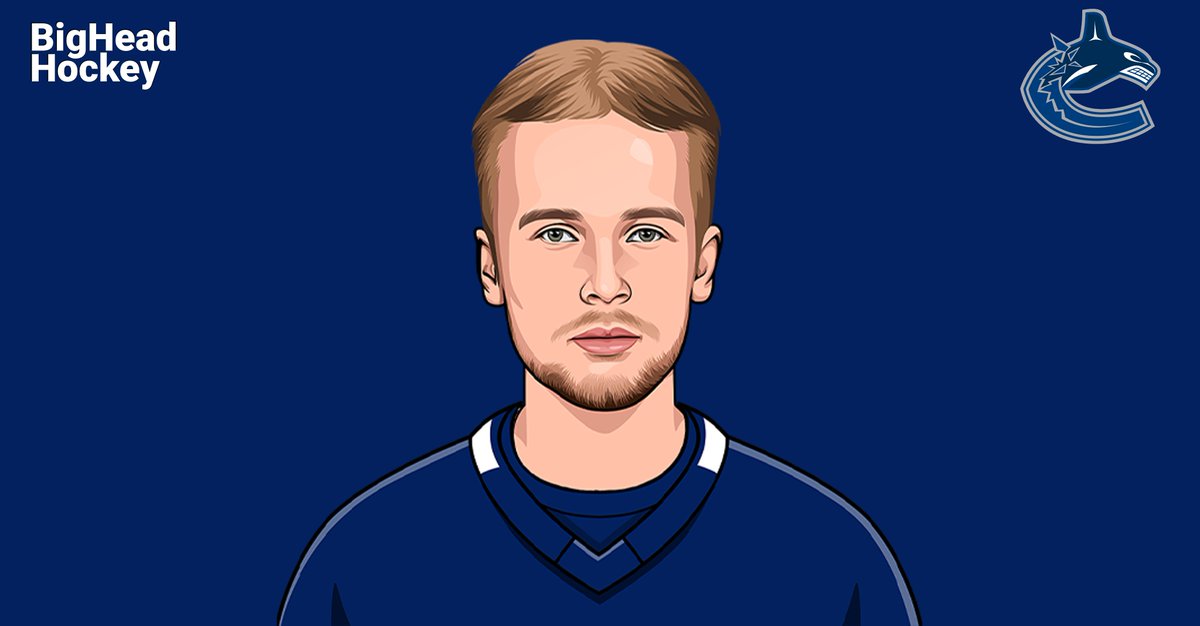bigheadhcky's tweet photo. Since signing for 8 years at $11.6m per season on March 3rd, 2024 - Elias Pettersson has scored once (1x) at even strength.

It was in his first game with the new contract.

What's going on here?
