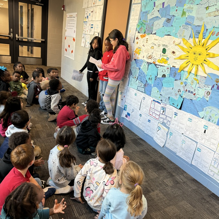 Today our students presented their Hispanic Heritage grade level project to all of their peers! Lots of learning about these amazing countries!  Felicidades on a job well done!
