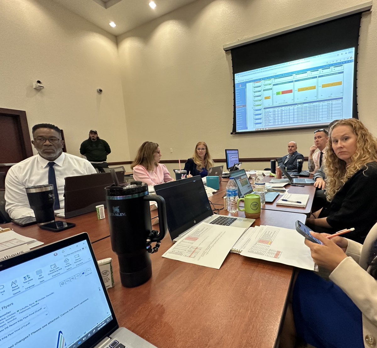 Yesterday, district leadership had the privilege of joining our principals for a productive Datacom meeting. Together, we reviewed comprehensive school data and engaged in meaningful discussions focused on making data-driven decisions that prioritize what’s best for our students.