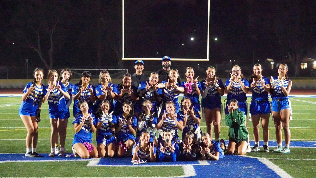 COHSFootball's tweet photo. Ladies and gentlemen, we are thrilled to be one of the first to proudly introduce you to the FIRST-EVER Valle Vista Girls' Flag Football League Champion! Congratulations to both the players and coaches! You continue to be an inspiration to us all! #OneCOFamily #LeaveALegacy https://t.co/PrZxxhrVZK