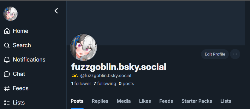 FuzzGoblin's tweet photo. It's going to take so long to rebuild the follow list but starting to migrate over to greener pastures. Don't expect a sudden surge in activity, but if you still want to see my comms, this will probably be the place to see them from now on. https://t.co/gsnByo6Lef