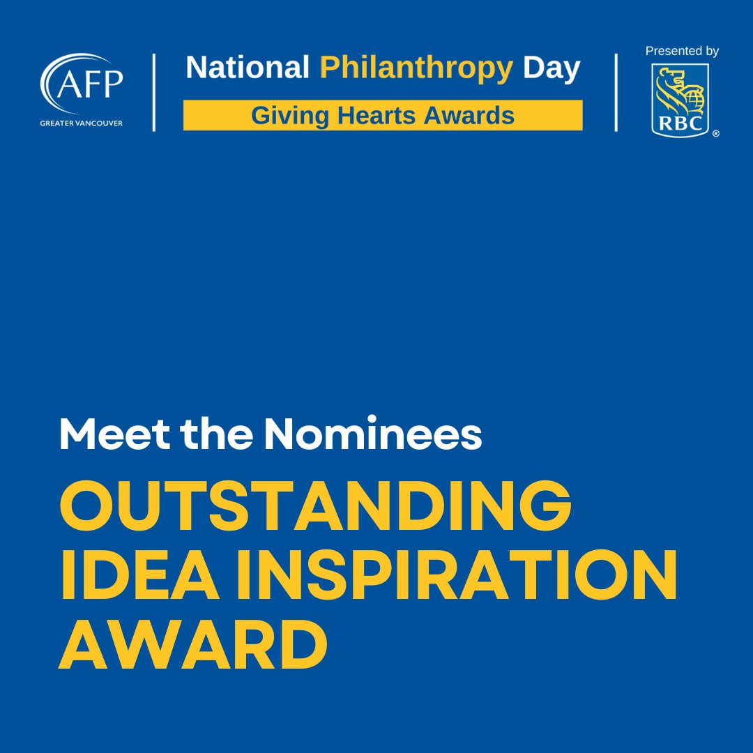 🌟 Heart &amp; Stroke  @heartandstroke
🌟 TD  @td_canada
🌟 Vancouver Foundation @vancouverfdn
🌟 UBC Development &amp; Alumni Engagement @universityofbc

Congratulations to our Outstanding IDEA Inspiration nominees!

t. Don’t miss out  loom.ly/bvZJxtI