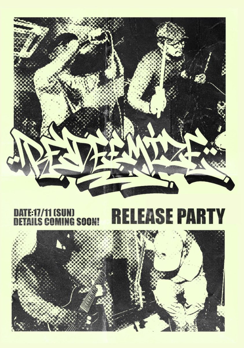 You’re invited to our release party! It’s our first step to bring more energy to the hardcore scene. More details will be shared soon ⚡️ ⚡️⚡️⚡️