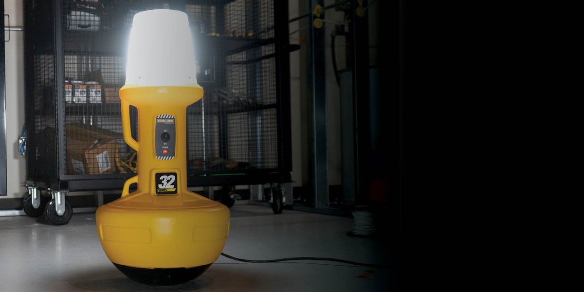 The Wobblelight® LED V-Series, has the same great patented, self-righting technology with a new look. Still ideal for applications requiring temporary high output lighting for areas up to 75 feet diameter. Learn more about this product here - southwire.com/temporary-ligh…