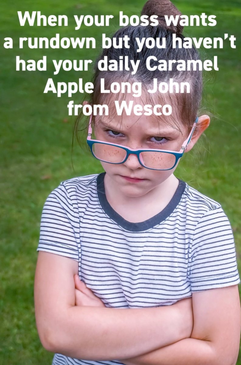 When you need a tasty treat, you need a tasty treat.
#gowesco #TastyTreats #rundown