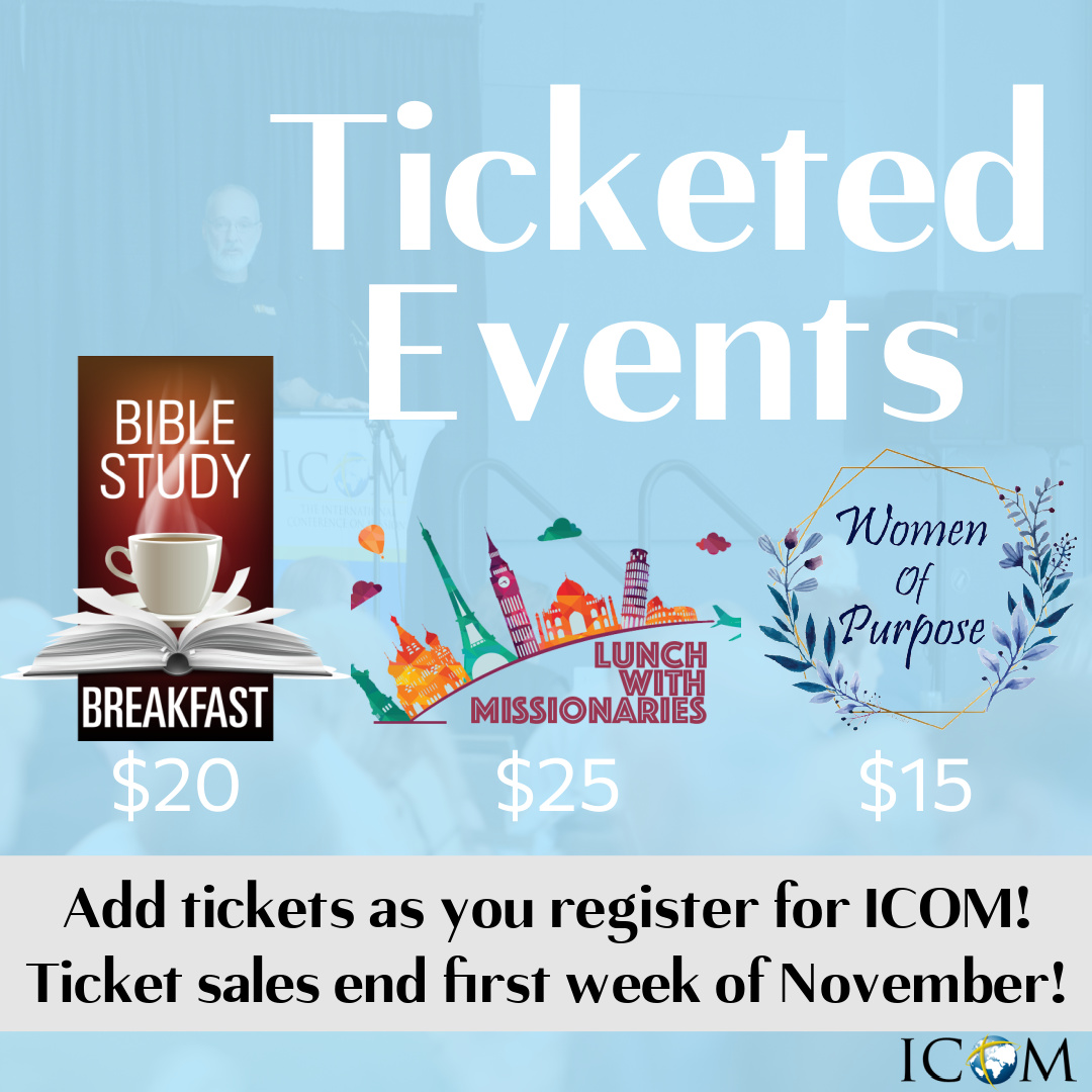 Read a full description on our website for these highlight events at ICOM! Then add tickets as you register for ICOM. If you're already registered, use your confirmation email to login and add on tickets!
theicom.org/conference-det…
