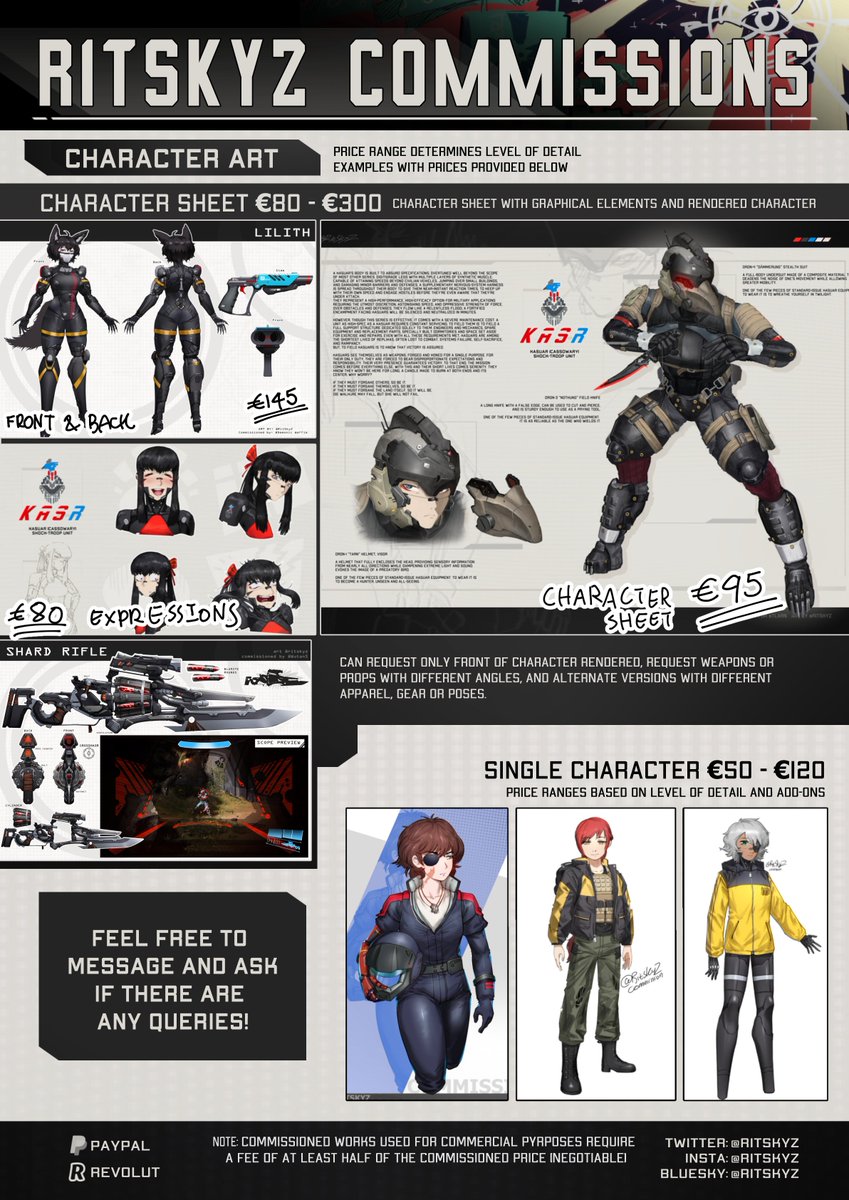 RitSkyZ's tweet photo. New comms sheet! If you have any questions feel free to ask! https://t.co/CeysmGvtZp