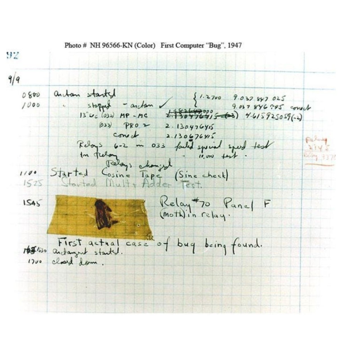 CyberPhorm's tweet image. In 1947, mathematician and computer pioneer Grace Hopper discovered the insect lodged in a relay switch of Harvard&apos;s Mark II computer, causing a system malfunction.

This pivotal moment coined the term &quot;bug&quot; 

#Cyberphorm #Cybersecurity #ComputerHistory #GraceHopper #BugOrigins