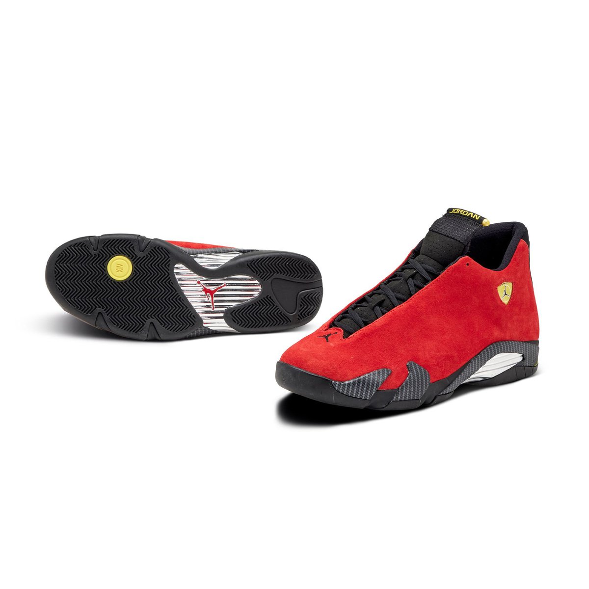 houseofheat's tweet photo. The Air Jordan 14 "Ferrari" Returns Summer 2025🏎️

DETAILS: https://t.co/JMAi5XL7dz https://t.co/bEwCljHreO