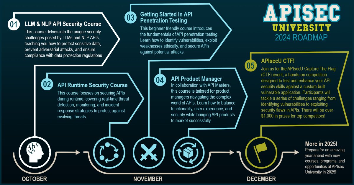 apisecu's tweet image. Here's a look ahead for the rest of 2024: what are you most excited about?