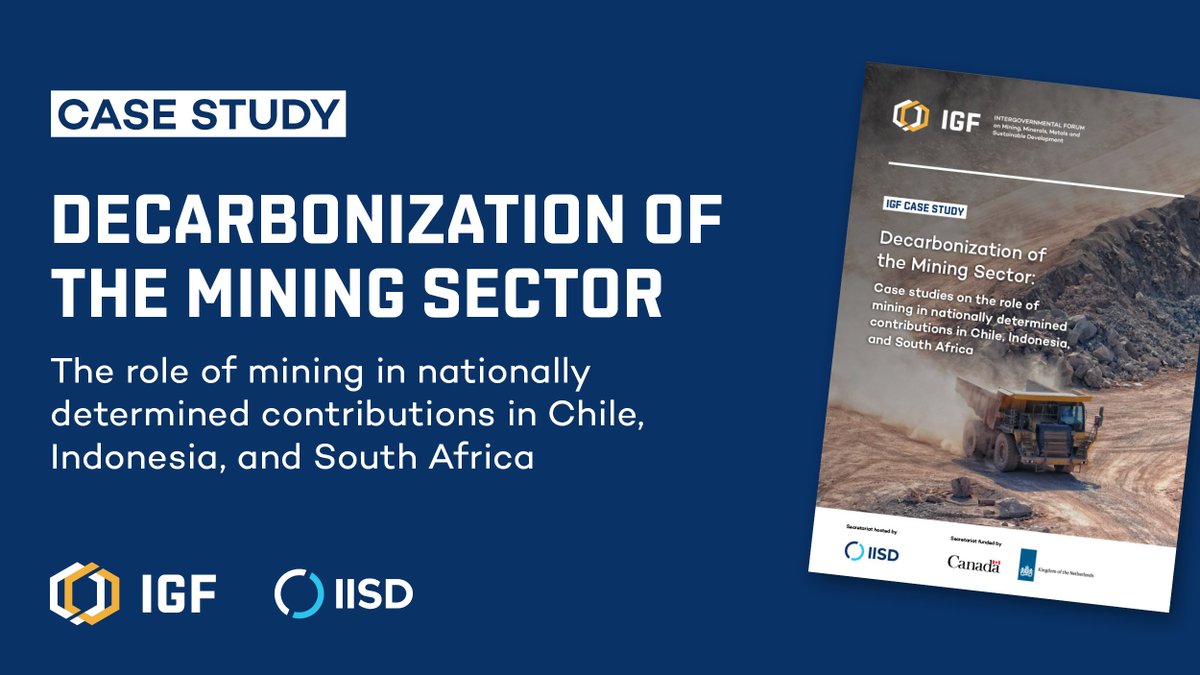 IGF Mining (@igfmining) on Twitter photo 🇨🇱🇮🇩🇿🇦 How are countries managing the need to maintain a robust #mining sector, produce #criticalminerals & reduce greenhouse gas emissions?
Our latest publication features case studies from Chile, Indonesia & South Africa.
Read 👉 igfmining.org/resource/decar…
#EnergyTransition 🇨🇱🇮🇩🇿🇦 How are countries managing the need to maintain a robust #mining sector, produce #criticalminerals & reduce greenhouse gas emissions?
Our latest publication features case studies from Chile, Indonesia & South Africa.
Read 👉 igfmining.org/resource/decar…
#EnergyTransition