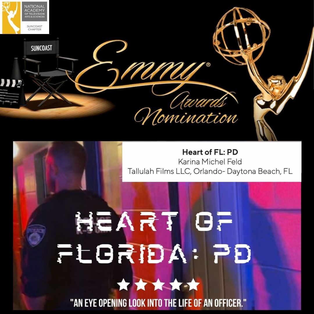 What a dream!! Thank you to <a href="/SuncoastEmmys/">Suncoast Emmys</a> and @NATAS for this nomination. Huge thank you to my amazing team on this one.. Dan Trout, Malik Kherekar, Brad Webster, Aaron Belfrey and <a href="/hainescity/">City of Haines City</a> 
#positivepolicing
#tallulahfilms
#centralflorida 
#hcpd