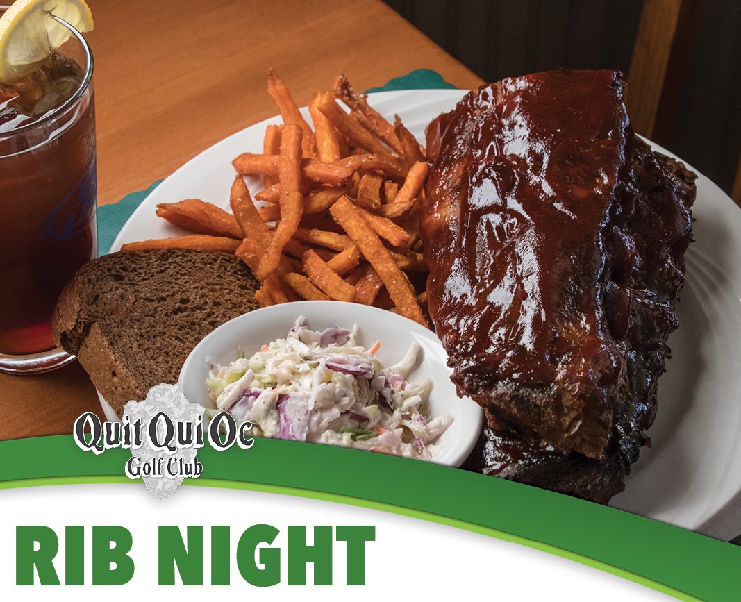 Rib Night tonight...serving from 5 pm - 8 pm.