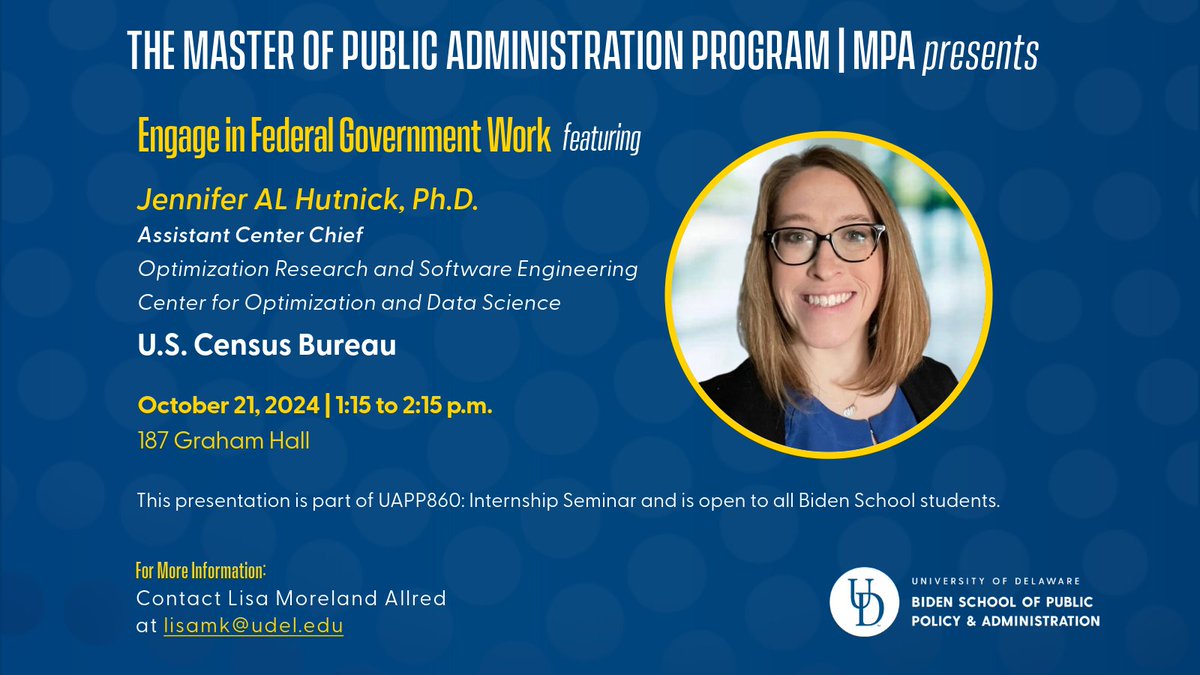 UD Institute for Public Administration tweet media