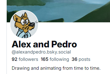 Alex and Pedro tweet media