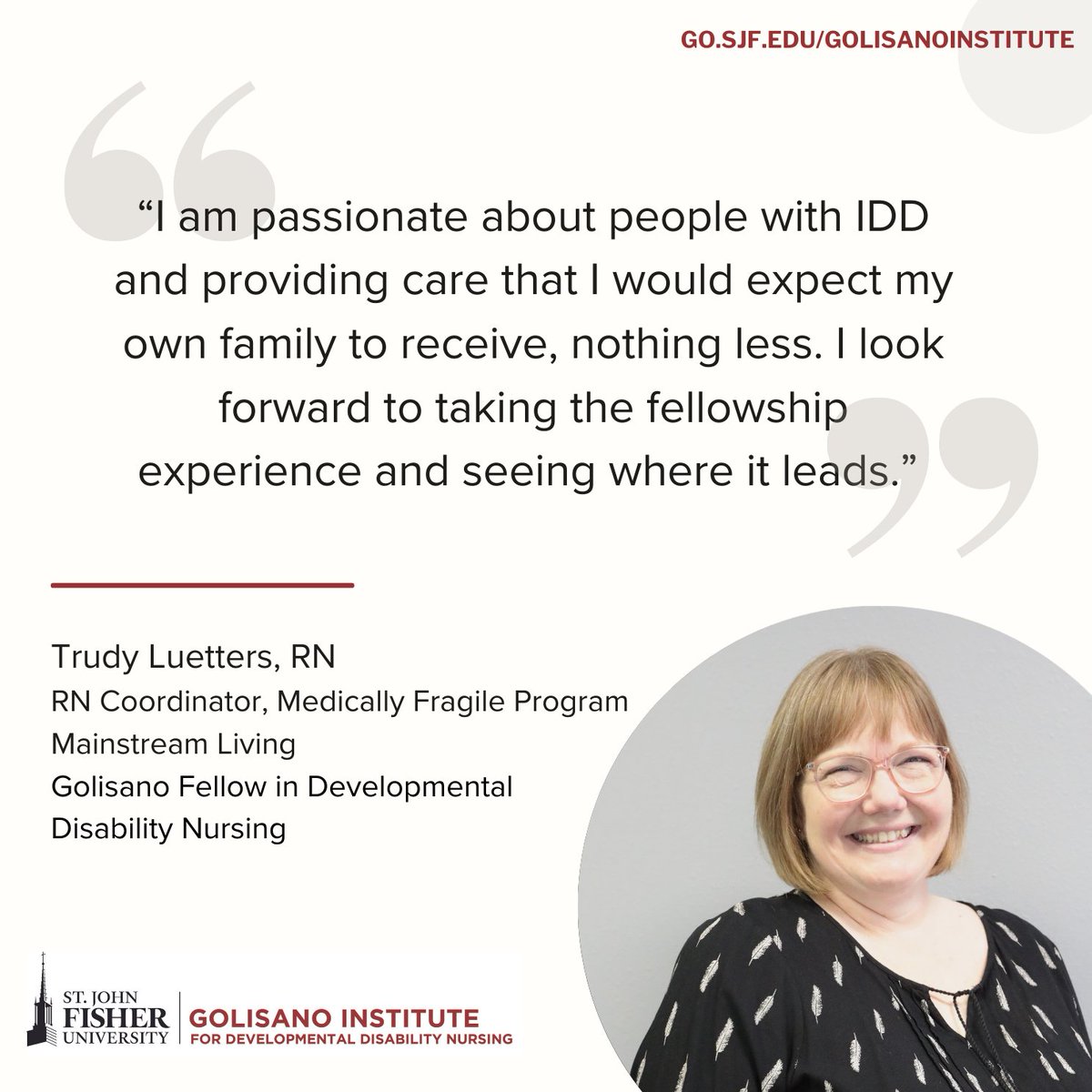 Golisano Institute for DD Nursing tweet media