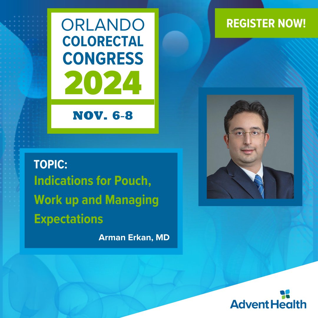 AdventHealth Nicholson Center (@adventhealthnc) on Twitter photo Don't Miss #occ2024: We’ve recruited world’s leading experts in IBD surgery for this — See you in 3 weeks! Register Today! : bit.ly/3wU8lyM
.<a href="/ArmanErkanMD/">Arman Erkan</a>
.<a href="/TAMISYoda/">Matthew Albert</a>
.<a href="/caycedomarula/">Antonio Caycedo-Marulanda MD, MSc.</a>
.<a href="/rahila_essani/">Rahila Essani MD FACS FASCRS</a>
.<a href="/RadhikaSmith/">Radhika Smith</a>
.<a href="/DrMikeValente/">Michael A. Valente</a>
.<a href="/SeanLangenfeld/">Sean Langenfeld</a>
.<a href="/MarkSoliman/">Mark Soliman, MD, MBA</a> Don't Miss #occ2024: We’ve recruited world’s leading experts in IBD surgery for this — See you in 3 weeks! Register Today! : bit.ly/3wU8lyM
.<a href="/ArmanErkanMD/">Arman Erkan</a>
.<a href="/TAMISYoda/">Matthew Albert</a>
.<a href="/caycedomarula/">Antonio Caycedo-Marulanda MD, MSc.</a>
.<a href="/rahila_essani/">Rahila Essani MD FACS FASCRS</a>
.<a href="/RadhikaSmith/">Radhika Smith</a>
.<a href="/DrMikeValente/">Michael A. Valente</a>
.<a href="/SeanLangenfeld/">Sean Langenfeld</a>
.<a href="/MarkSoliman/">Mark Soliman, MD, MBA</a>