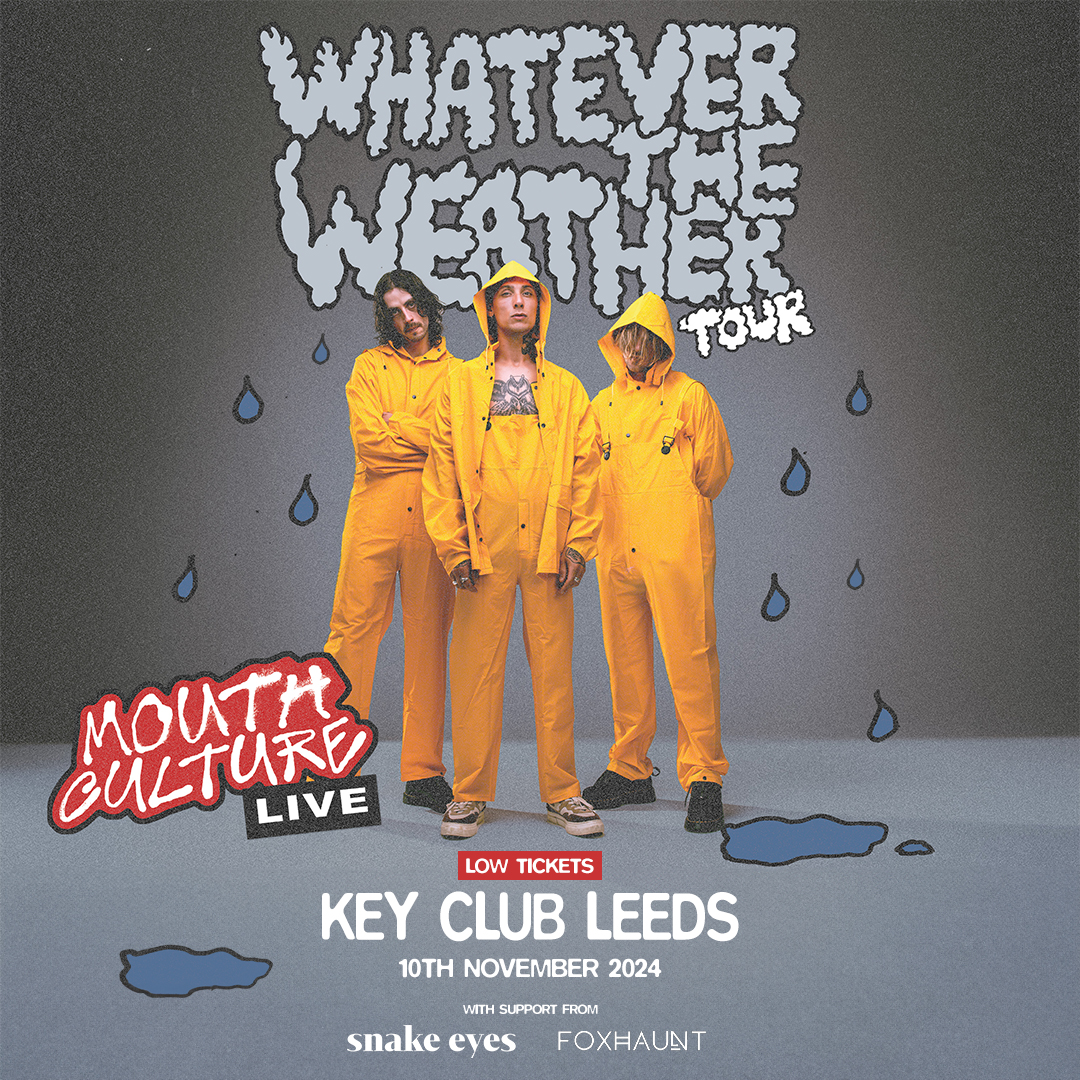 Slam Dunk Presents (@slamdunkleeds) on Twitter photo Support added 👉 <a href="/foxhauntband/">FOXHAUNT</a> join <a href="/themouthculture/">Mouth Culture</a> at <a href="/thekeyclubleeds/">The Key Club</a> on Sunday 10th November alongside <a href="/wehavesnakeeyes/">snake eyes</a>!
We're down to the final tickets for this show now so don't delay and book yours fast from slamdunkmusic.seetickets.com/event/mouth-cu… Support added 👉 <a href="/foxhauntband/">FOXHAUNT</a> join <a href="/themouthculture/">Mouth Culture</a> at <a href="/thekeyclubleeds/">The Key Club</a> on Sunday 10th November alongside <a href="/wehavesnakeeyes/">snake eyes</a>!
We're down to the final tickets for this show now so don't delay and book yours fast from slamdunkmusic.seetickets.com/event/mouth-cu…