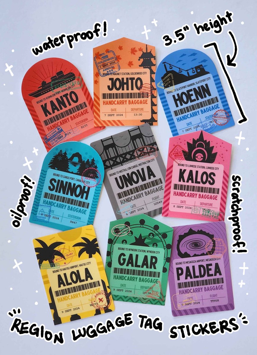 🌟🍑 pkmn pre0rder merch GA ft. <a href="/pfsotead/">tats 🍑</a>

🎁 winner receives a custom pmd set
+ full set of region luggage tag stickers
🙋 to join: rt this tweet &amp; reply to either question:
1) what was your first pmd team name ?
OR 2) what is your favorite region ?
(extra entry: tag a friend !)