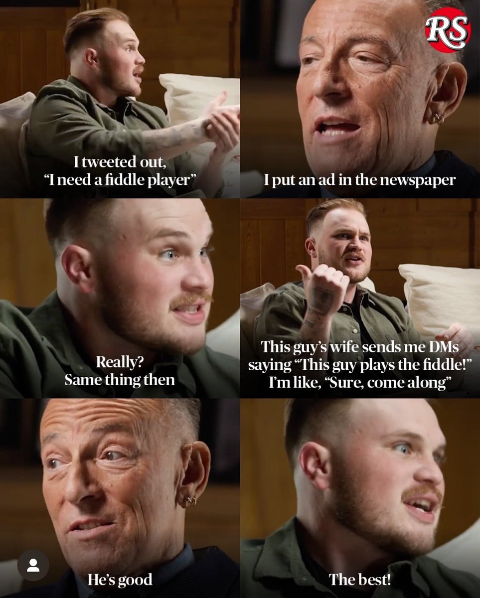 The fact that The Boss even knows who I am; life is pretty cool sometimes