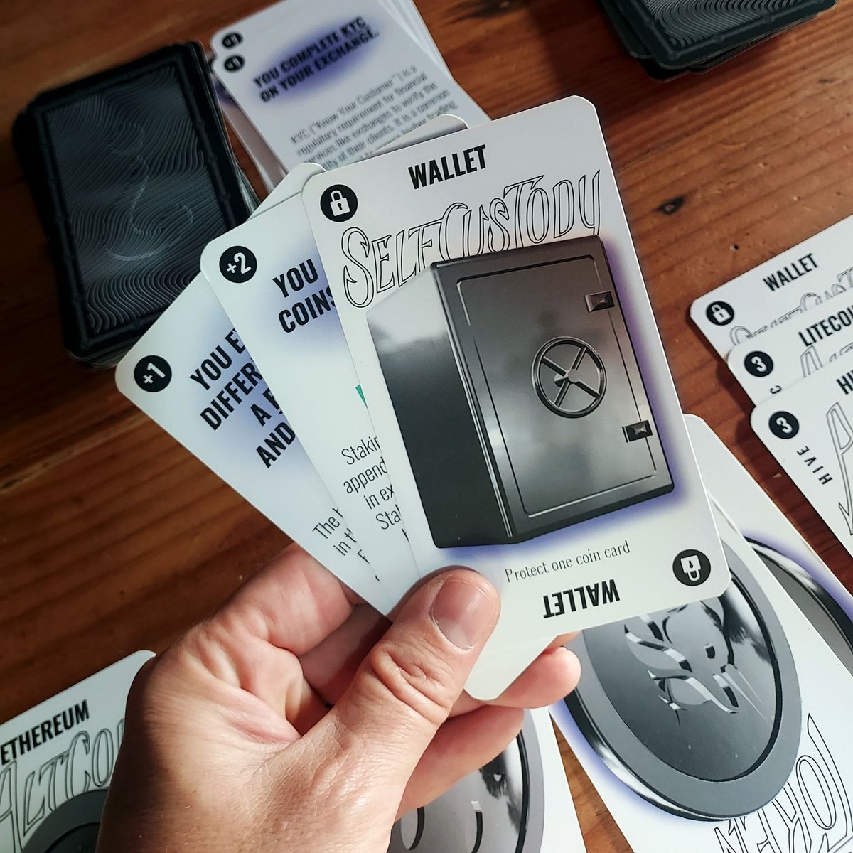 How do you best hold your crypto? Learn about it by playing the GetCrypto card game. Get your copy now: buff.ly/3Fyiim3 

#crypto #cryptocurrency #blockchaingame #cryptogame #cryptoeducation #gaming #cardgame #newgame #boardgames #cardgames