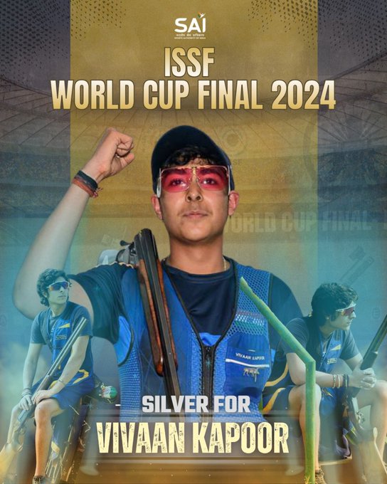 airnews_kolkata's tweet image. #আকাশবাণী_সংবাদ_কলকাতা
#TrapShooting #shooting
নতুন দিল্লীতে ISSF শ্যুটিং বিশ্বকাপ ফাইনালে ভারতের ভিভান কাপুর ট্র্যাপ ইভেন্টে রৌপ্যপদক পেয়েছেন।ফাইনালে ভিভান ৪৪ স্কোর করেন। এই ইভেন্টে সোনা জিতেছেন চীনের ইং কিউ।
#airnewsalerts #Akashvani