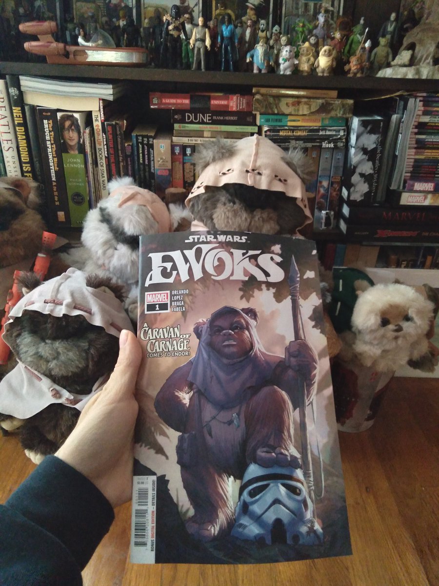 So exciting to see Ewoks 1 exist in print! On sale now in your LCS!