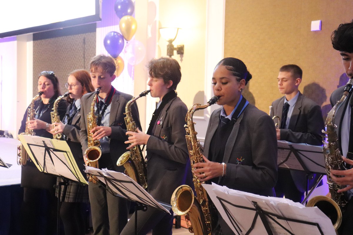 Ted Wragg Trust (@tedwraggtrust) on Twitter photo 🎉✨It’s Awards Night!🎉✨
With 9 award categories, 86 individual finalists, and 37 group finalists, tonight is all about celebrating the incredible achievements of our students, staff, and volunteers!🌟The <a href="/LipsonAcademy/">Lipson Co-operative Academy</a> Band have started proceedings.
And the winners are… 🥁 🎉✨It’s Awards Night!🎉✨
With 9 award categories, 86 individual finalists, and 37 group finalists, tonight is all about celebrating the incredible achievements of our students, staff, and volunteers!🌟The <a href="/LipsonAcademy/">Lipson Co-operative Academy</a> Band have started proceedings.
And the winners are… 🥁