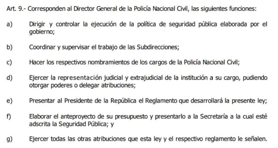 Ante la ausencia del director de la <a href="/PNCSV/">PNC El Salvador</a>, que no ha sido nombrado desde el fallecimiento del Comisionado Arriaza Chicas, lo cual no había ocurrido en 32 años de existencia de la institución policial,
🧵
