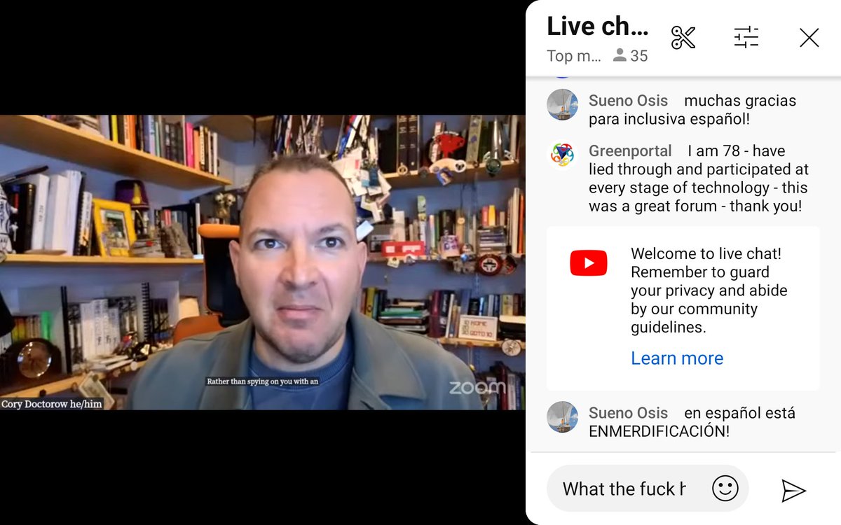 alan1000s's tweet photo. "What the fuck happened to the old good internet?"  -@doctorow @avilarenata #thetechwewant https://t.co/ukOuEMAHbf