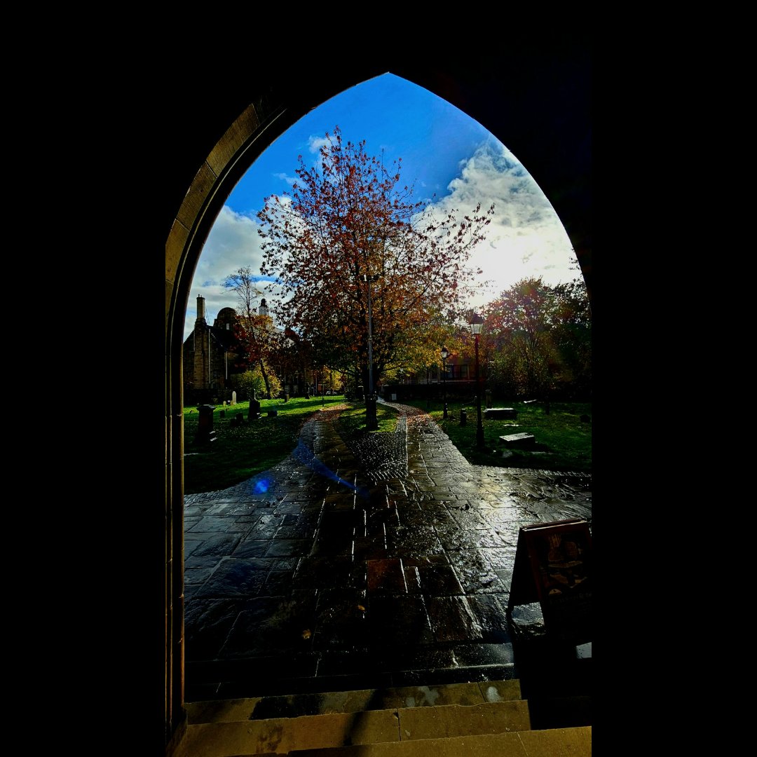 Glorious Govan Old Churchyard, an autumnal gem since c. AD 500.
